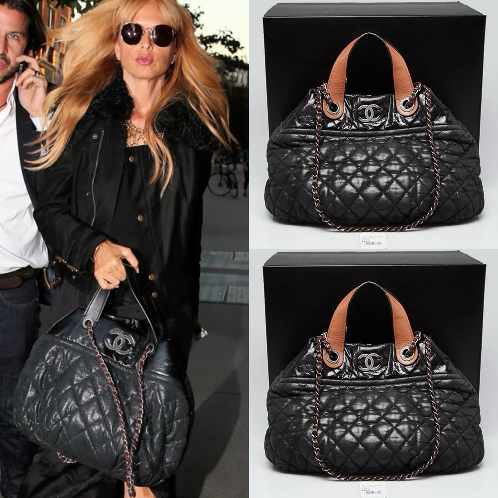 💎✨Authentic✨💎 Chanel Leather In the Mix 2way Hand-ground shoulder bag